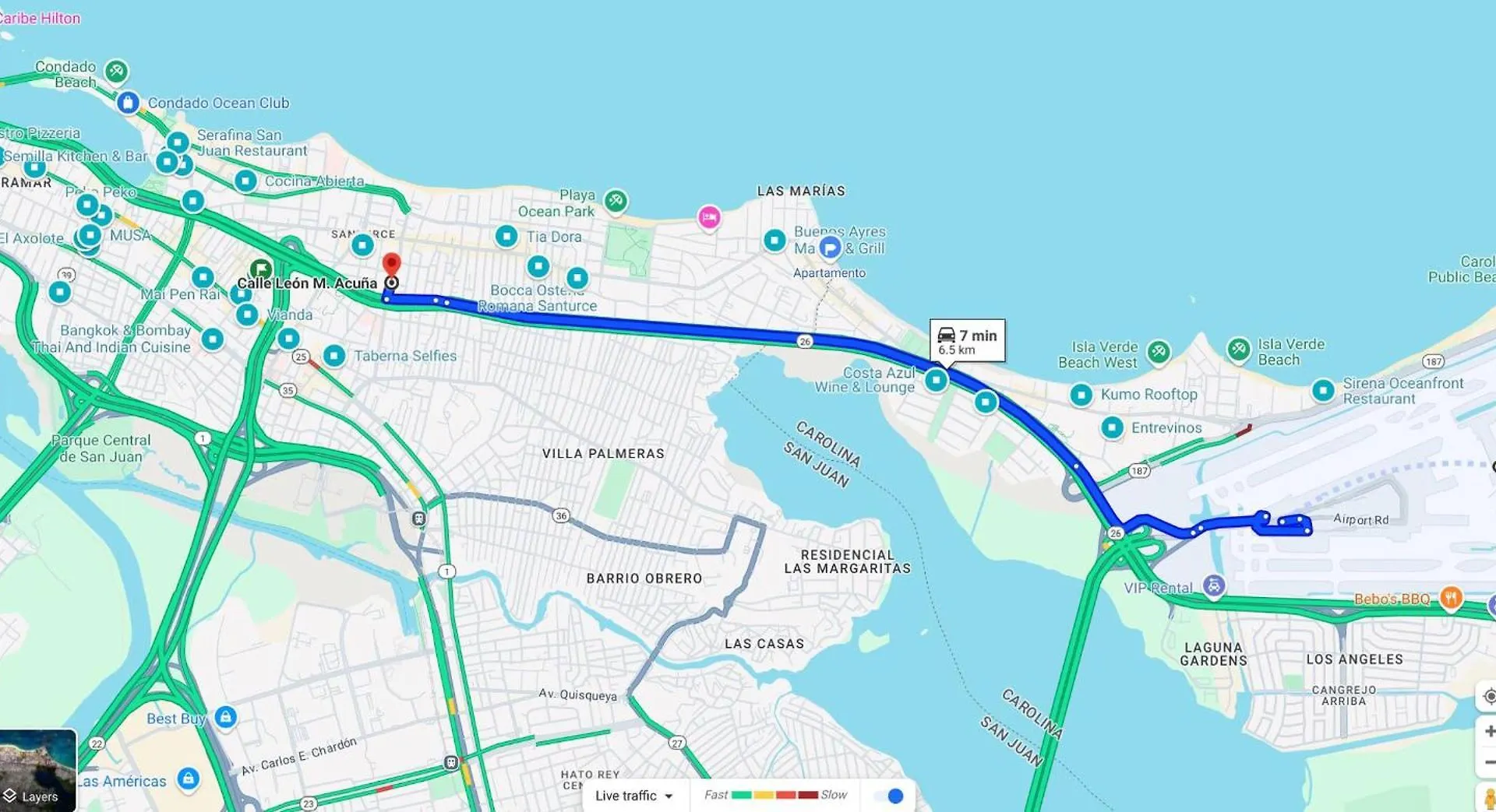 Prime Apartment Near Beach, Dining & Nightlife! San Juan Porto Riko